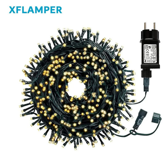Luzes de Fadas Natalinas IP65 - Encanto e Magia em 50m